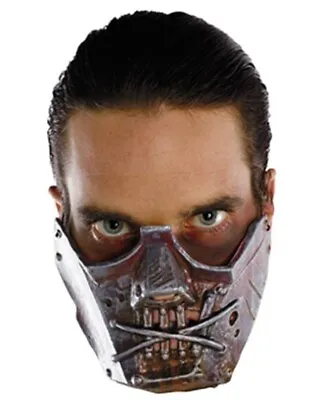 $7.99 • Buy Cannibal Crazy Mask - Plastic - Hannibal Lecter - Costume Accessory - Adult