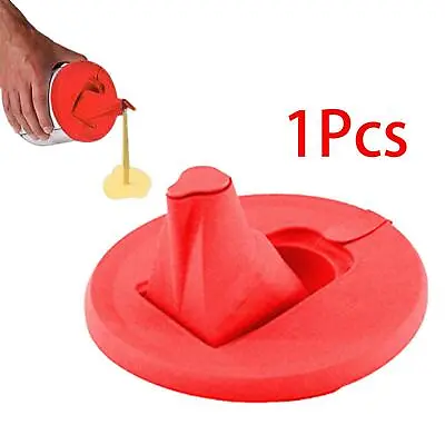 Paint Can Lid Paint Pouring Spout Folding Red RUBBER Paint Bucket Lid Paint Can • £9.16