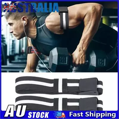 BFR Occlusion Bands Bodybuilding BFR Training Belts For Men Women (Black) * • $10.90