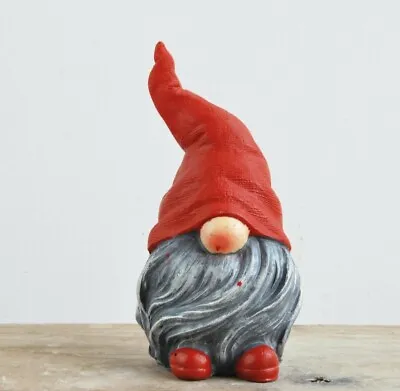 Latex Mold For Concrete Plaster Resin And More Gnome/nordic Nisse 3D • $23