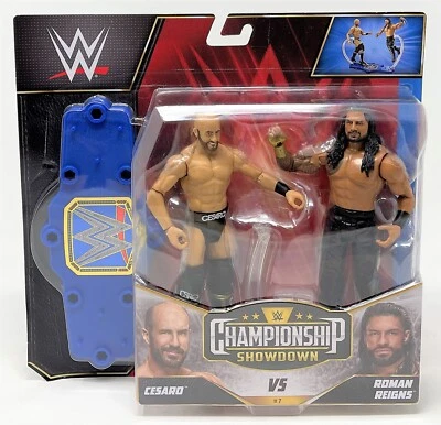£18.98 • Buy WWE Championship Showdown Cesaro Vs Roman Reigns 2-Pack Action Figure Toy