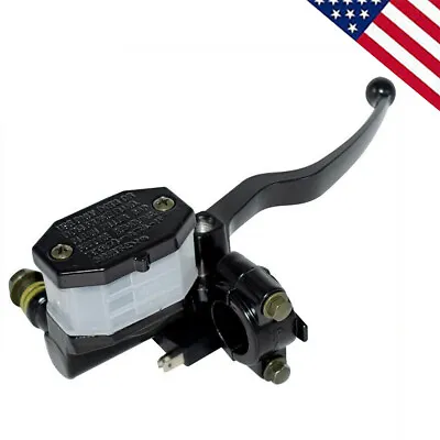 7/8  Motorcycle Right Brake Levers Master Cylinder Reservoir Lever M10 US • $16.98