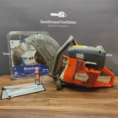 £330 • Buy Husqvarna K770 Petrol Disc Cutter & Accessories. GWO . FREE P&P '4430