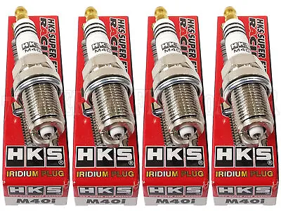 [Set Of 4] HKS 50003-M40i Super Fire Racing Iridium Spark Plugs Heat Range #8 • $116.88