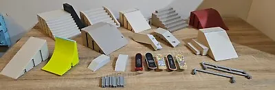 Bulk Lot Of Tech Deck Parts - Ramps Stairs Rails Boards & Accessories  • $74.99