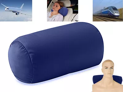 Slumber Roll Beanie Pillow Microbead Travel Neck Support Back Head Cushion Stres • £55.99