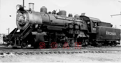 3f719 Rp 1938 Virginian Railroad 282 Loco #453 Roanoke Va • $8.99