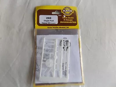 Ratio 260 Single Post Signal Kit Sealed N Gauge  • £0.99