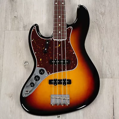 Fender American Vintage II 1966 Left-Hand Jazz Bass Rosewood 3-Color Sunburst • $2499.99