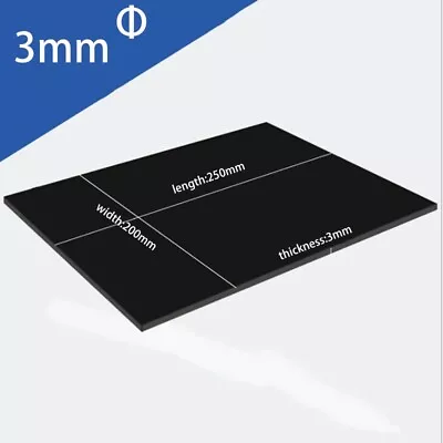 DIY RC Body Enthusiasts Choose 15mm Black ABS Plastic Sheet For Vacuum Forming • £8.05