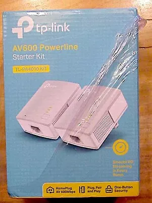 TP-Link AV600 Powerline Starter Kit - White - In Box - NR!!!!!!!!!!!!!!!!!!!! • $9.99