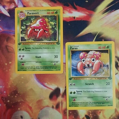 $0.99 • Buy Pokémon TCG Parasect Jungle 41/64 Regular 1st Edition Uncommon W 1st Ed Paras