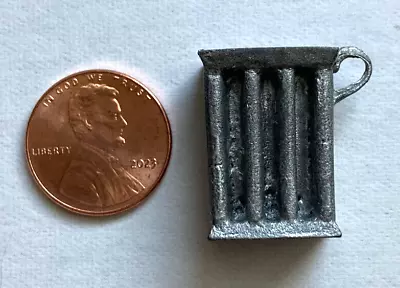 Miniature Tiny Cast Pewter Metal Taper Candle Dip Mold 1:12 Scale Dollhouse • $8.50