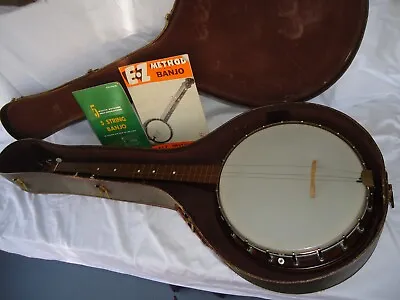 Vintage 50's 60's ? Kay 5 String Banjo Closed Back W/ Case • $195.95