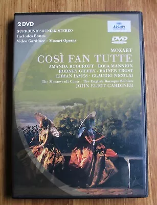 Mozart : Cosi Fan Tutte : Gardiner  (DVD 2002) • £2.99