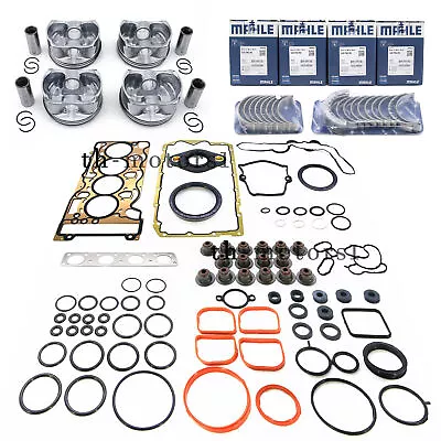 Engine Overhaul Gaskets Pistons Kit For BMW E87 E84 318i E92 520i E60 N46B20 2.0 • $466.27