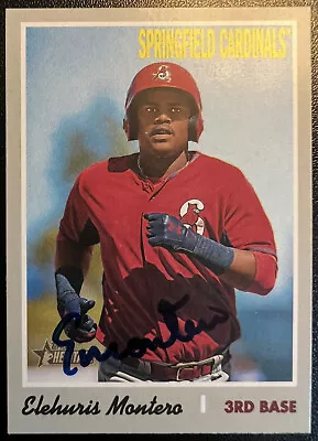 Elehuris Montero Signed 2019 Heritage Minors Card #220 SP • $9.99