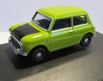 Oxford 76MN005S Lime Green Mini (Like Mr Bean) DieCast 1/76th Scale 00 Gauge T48 • £13.99