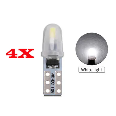 4x T5 286 LED Bulbs 3020 2smd Light 12V COB Interior Instrument Dashboard WHITE • $9.95