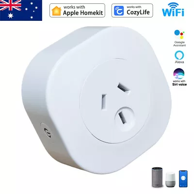 WIFI Smart Home Power Socket Plug Outlet Switch Works For Homekit Alexa Google • $19.99