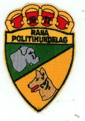 Rana Politihundelag Police K-9 Nice 3 Inch Tall Patch Sheriff • $5.99