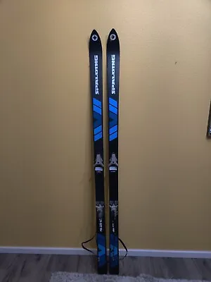 SPALDING 70s SUPER RARE 420 180 CM SKIS  + AUSTRIA GEZE BINDINGS • $103.56