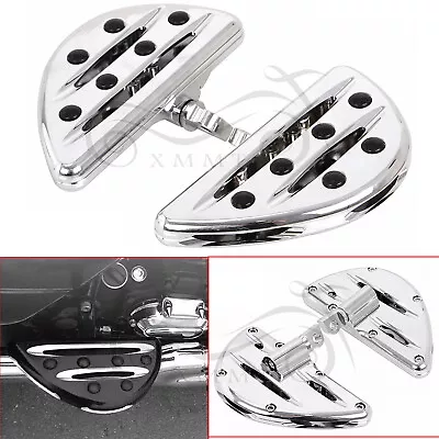 Chrome Rear Passenger Foot Pegs Floorboards For Harley Heritage Softail Fatboy • $48.43