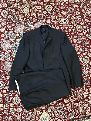 Vintage Flannel Suit 1950s Mod Ivy Midcentury 41r 42r • $120