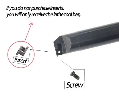 Grooving Lathe CNC Internal Holder Micro Hole 8GR 9GR Insert SNGR10K08 SNGR20R09 • £27.24