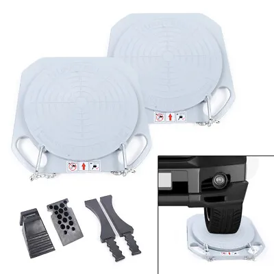 5 Ton Wheel Alignment Turn Plates Car Truck Front End Wheel Tool Durable 1 Pair • $163.40