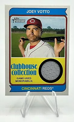 2023 Topps Heritage Baseball Joey Votto Clubhouse Collection Relic CCR-JV • $3.99