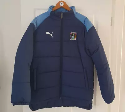 Coventry City Fc Official Managers/coaches/subs Bench Jacket Vgc M Rare • £30