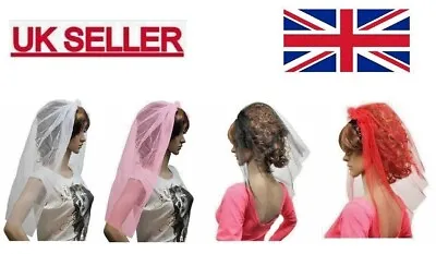Veil On Hair Band For Hen Night And Fancy Dress. • £3.79