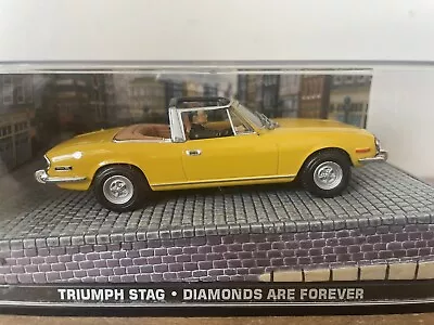 TRIUMPH STAG #18 007 James Bond Collection Model   DIAMONDS ARE FOREVER • £10.75