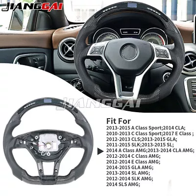 Carbon Fiber LED Steering Wheel For 2012+ Mercedes Benz W176 W204 W212 AMG • $899