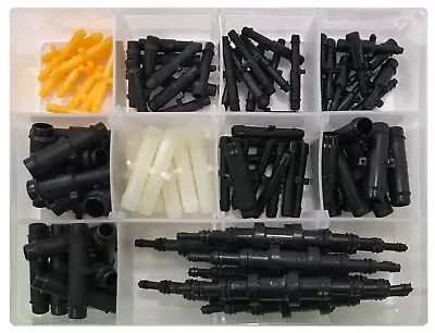 $41.29 • Buy 100 Piece Straight Vacuum Connector Assortment Kit - 10 Different Sizes