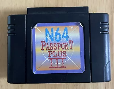 N64 Passport Plus 3 Region Converter PAL NTSC Nintendo 64 III • $200