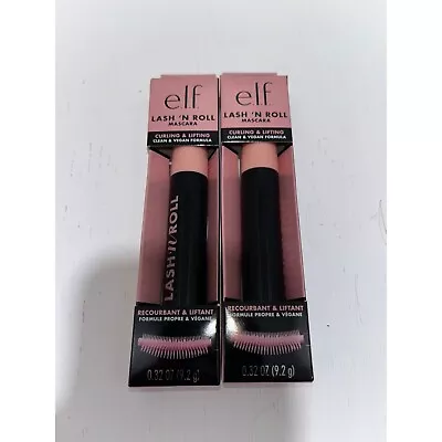 2X E.l.f. Lash 'N Roll Mascara Curling Mascara For Visibly Lifted Lashes Lifts • $14
