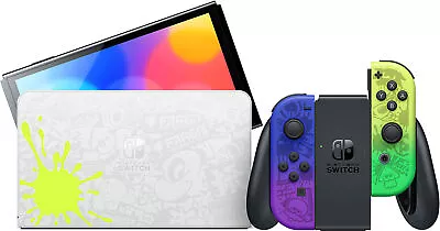 Nintendo Switch OLED SPLATOON 3 64GB SPECIAL Limited Edition Console - OPEN BOX • $295