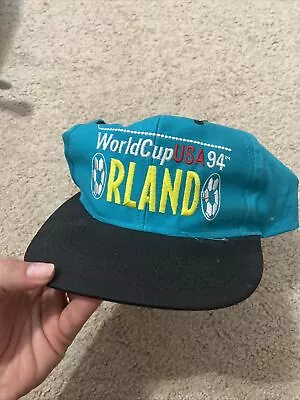 Vintage World Cup USA 1994 Orlando Hat Cap Blue • $5