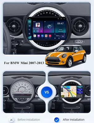 Android 13 Carplay FM For BMW Mini Cooper R56 R60 2007-2013 GPS Car Radio Stereo • $232.97