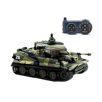 Cheerwing 1:72 German Tiger I Panzer Tank Remote Control Mini RC Tank With Ro... • $45.95