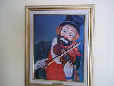 Red Skelton Lithograph Painting Maestro 1991 Framed Numbered & Signed W/ COA • $435