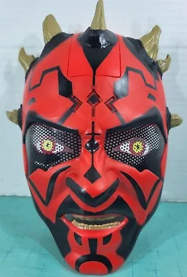 Star Wars Darth Maul Electronic Adjustable Mask 2011 The Phantom Menace Hasbro • £28.92