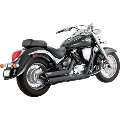 Vance & Hines 48293 Twin Slash Staggered Exhaust System - Black • $799.99