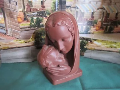 RARE Unger Vintage Goebel Madonna & Child Terracotta Bust HM89 Germany 6 3/4  • $99