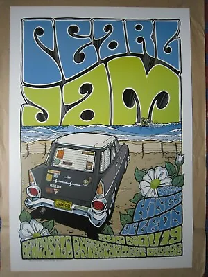 Pearl Jam Kings Of Leon Newcastle Australia 2006  Poster Art Daymon Greulich • $49