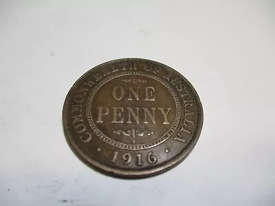 1916  KGV  Penny In Very Good Condition • $6.50
