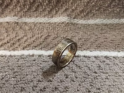 Minnesota Handcrafted Washington Quarters Coin Ring Size 7    2005 • $16.50