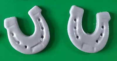 Pk 8 Fondant Horse Shoes Cake Toppers • £6